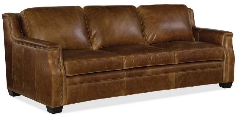Hooker Furniture - Yates Stationary Sofa - SS519-03-087 Dark Wood / 41.5" X 92.5" X 35.5"