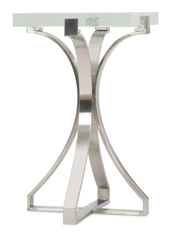 Hooker Furniture - Bubble Glass Accent Table - 500-50-966-MTL Chrome / 17.25" X 15" X 24"