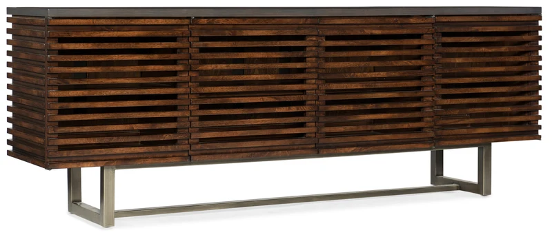 Hooker Furniture - Solstice 78in Entertainment Console - 5657-55478-MWD Medium Brown / 17" X 78" X 29"