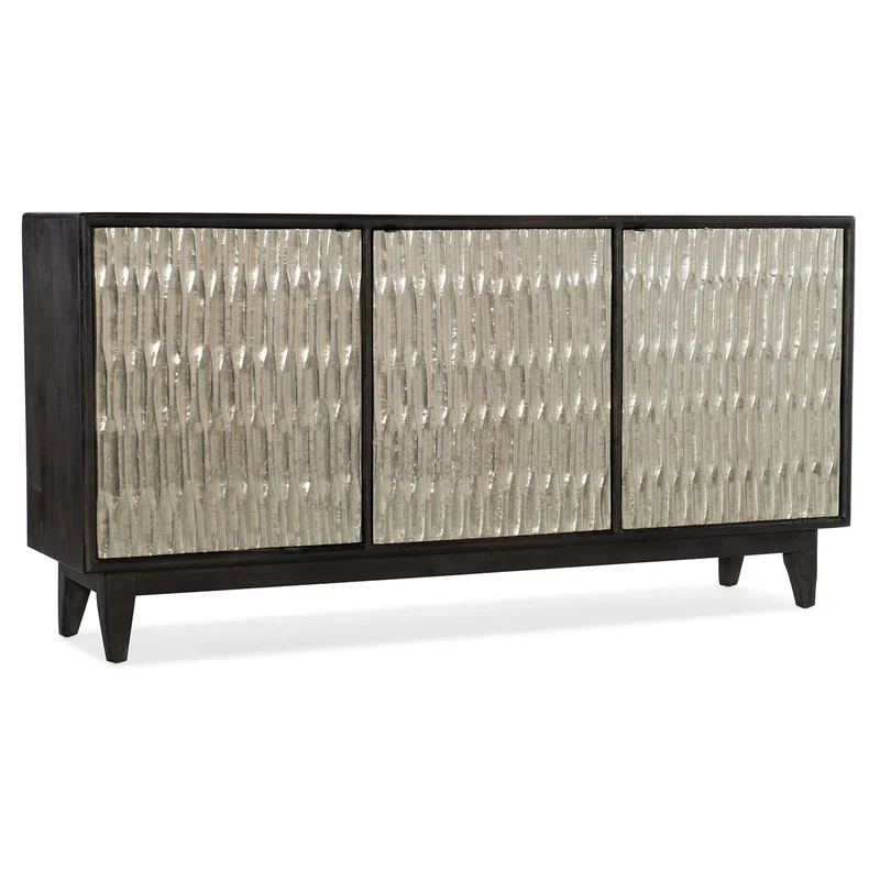 Hooker Furniture - Shimmer Three-Door Credenza - 5716-85001-SLV Silver / 16" X 69" X 34"