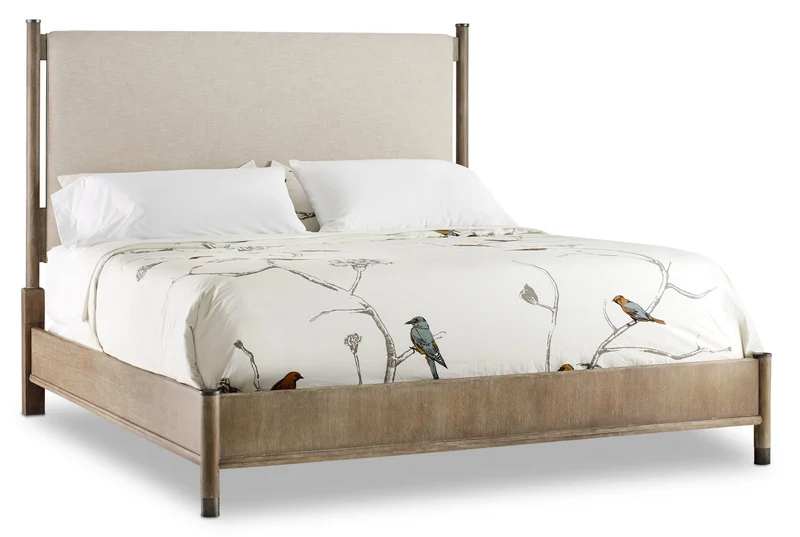Hooker Furniture - Affinity California King Upholstered Bed - 6050-90960-GRY Medium Wood / King