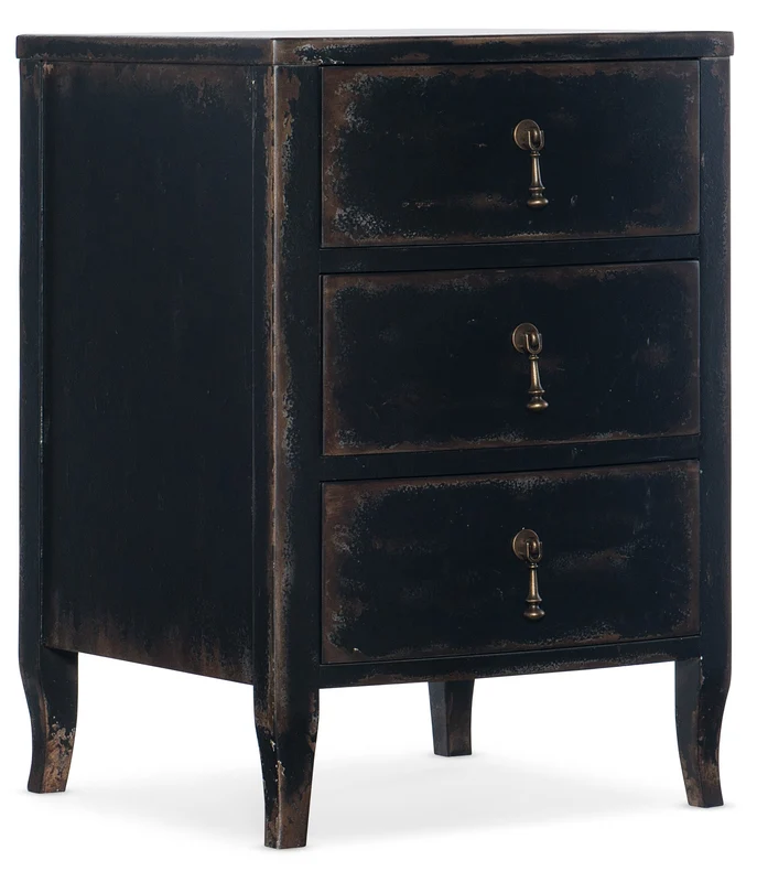Hooker Furniture - Ciao Bella Telephone Table - 5805-90115-99 Black / 21" X 20" X 29"