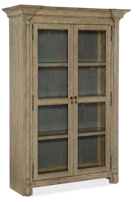 Hooker Furniture - Ciao Bella Display Cabinet- Natural - 5805-75906-85 Light Wood / 20" X 54" X 80"