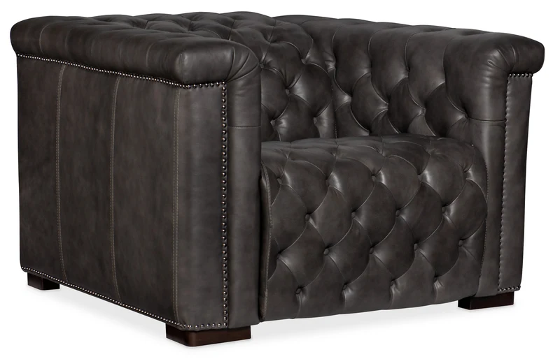 Hooker Furniture - Savion Grandier PWR Recliner w/PWR Headrest - SS434-P1-096 Dark Grey / 43" X 47" X 30"