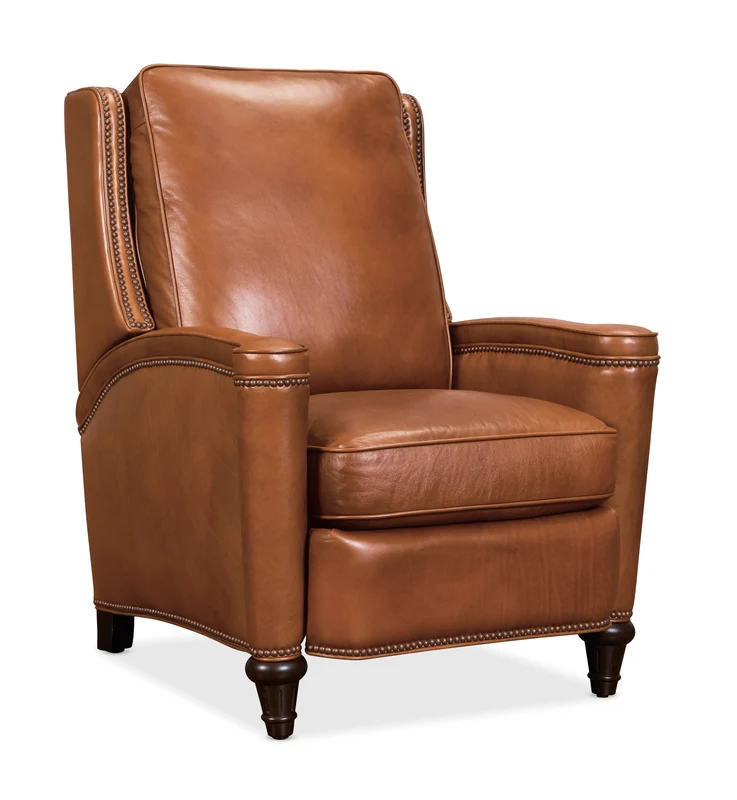 Hooker Furniture - Rylea Manual Push Back Recliner - RC216-PB-086 Brown / 38.5" X 30.25" X 40.25"