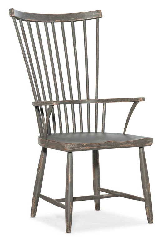 Hooker Furniture - Alfresco Marzano Windsor Arm Chair - 6025-75302-95 Grey / 25.75" X 23.5" X 44"
