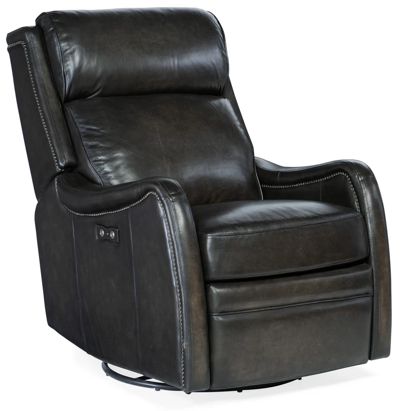 Hooker Furniture - Stark PWR Swivel Glider Recliner - RC234-PSWGL-089 Brown / 41.75" X 27.25" X 40.75"