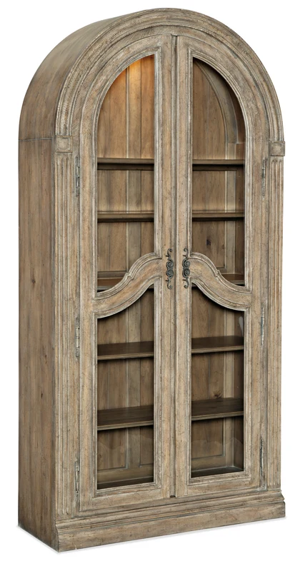 Hooker Furniture - Castella Bunching Curio - 5878-50001-80 Light Brown / 16.25" X 44" X 90.5"