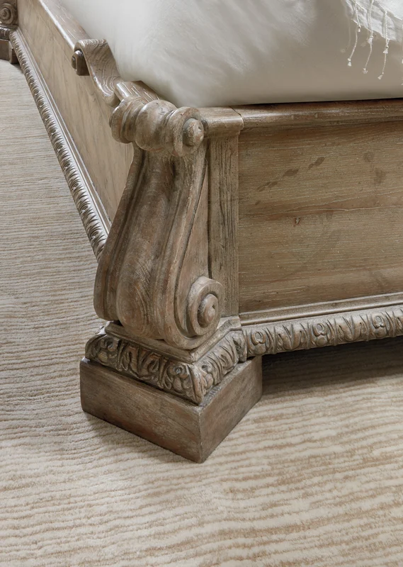 Hooker Furniture - Castella King Panel Bed - 5878-90266-80 Medium Wood / King