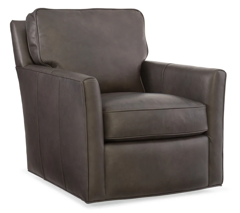 Hooker Furniture - Kent Executive Swivel Tilt Chair - EC206-088 Medium Brown / 29.5" X 27.5" X 40"