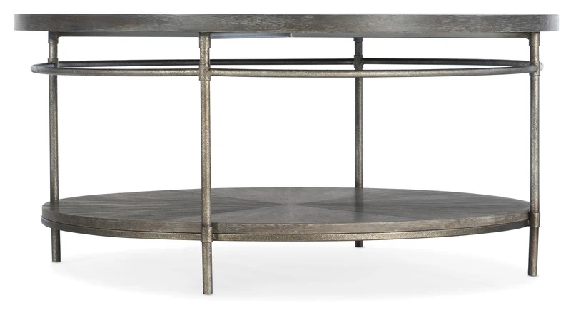 Hooker Furniture - Round Cocktail Table - 5903-80111-85 Silver / 38" X 38" X 18.25"