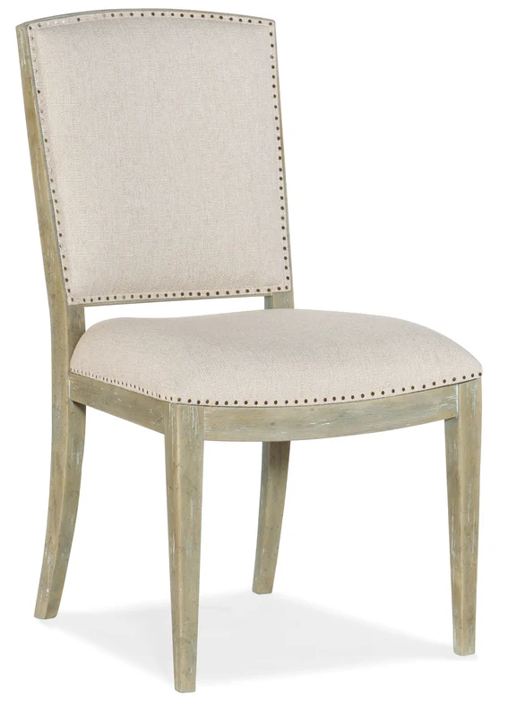 Hooker Furniture - Surfrider Carved Back Side Chair - 6015-75411-80 Beige / 25.25" X 21.5" X 38.5"