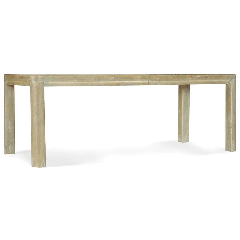 Hooker Furniture - Surfrider Rectangle Dining Table w/1-18in leaf - 6015-75207-80 Light Brown / 42" X 82" X 30.25"
