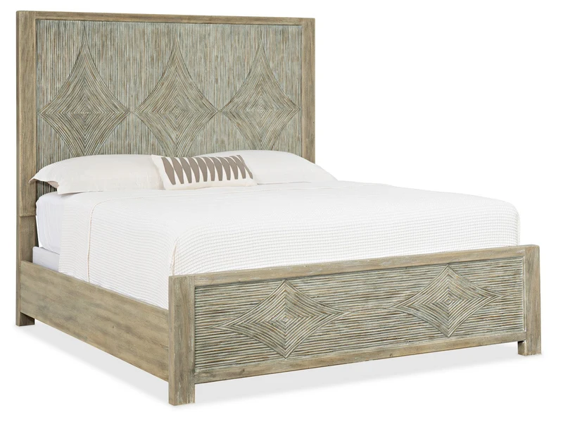 Hooker Furniture - Surfrider California King Panel Bed - 6015-90360-80 Light Wood / California King