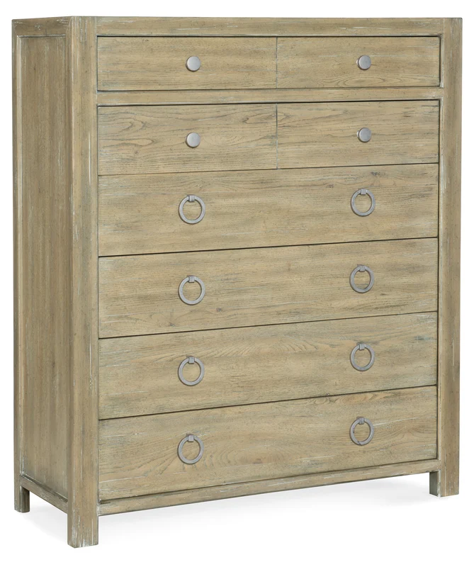 Hooker Furniture - Surfrider Six-Drawer Chest - 6015-90010-80 Light Wood / 18" X 46" X 54.25"