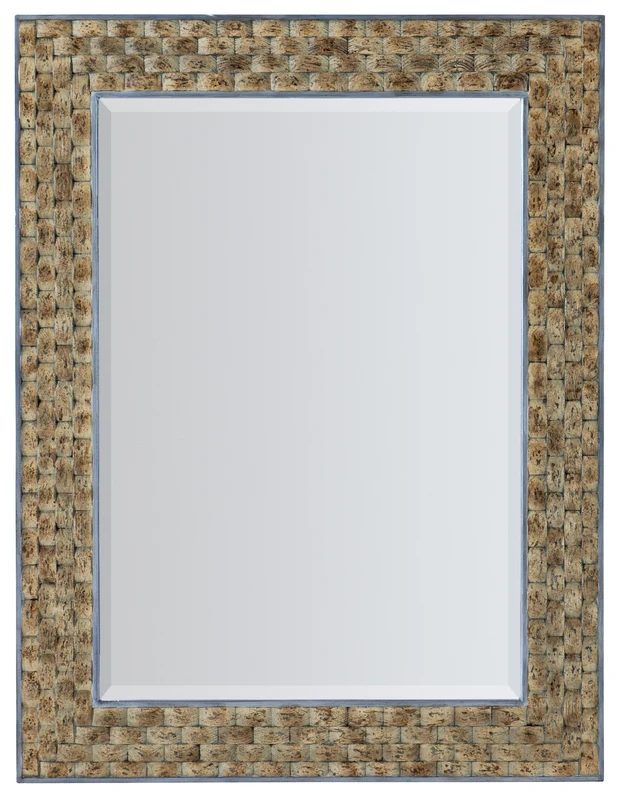 Hooker Furniture - Surfrider Portrait Mirror - 6015-90004-85 Light Wood / 1.25" X 36.75" X 48"