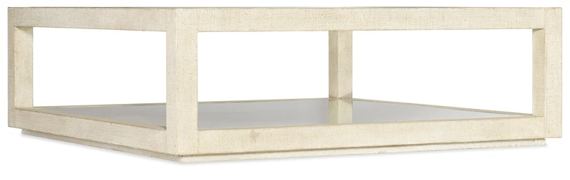 Hooker Furniture - Cascade Square Cocktail Table - 6120-80112-05 Beige / 52" X 52" X 17"