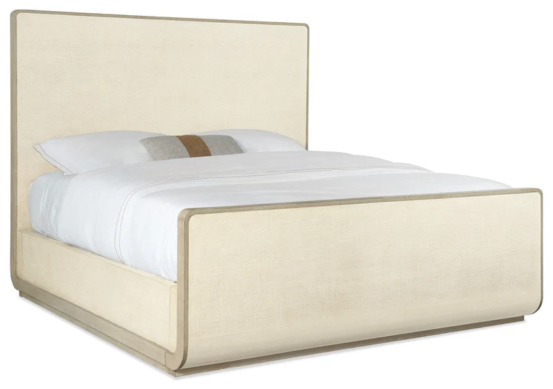 Hooker Furniture - Cascade King Sleigh Bed - 6120-90466-05 White/Cream/Beige / King