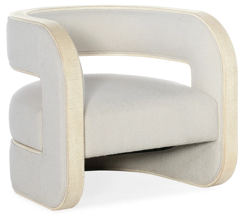Hooker Furniture - Cascade Accent Chair - 6120-50001-05 White / 28.5" X 29.5" X 27.5"