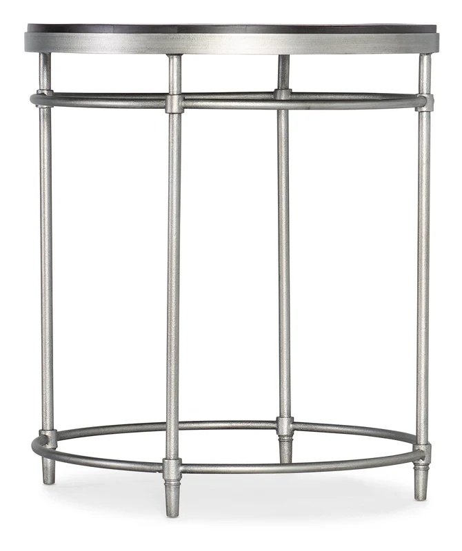 Hooker Furniture - St. Armand Round End Table - 5601-80113-BLK Black / 22" X 22" X 25.5"
