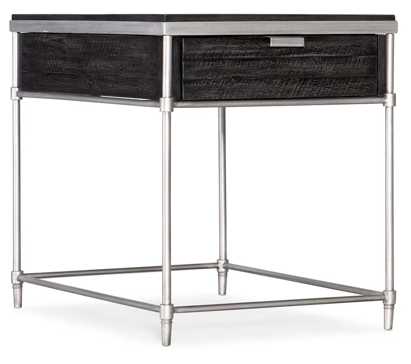 Hooker Furniture - St. Armand Rectangular End Table - 5601-80114-BLK Black / 27" X 20" X 24.5"
