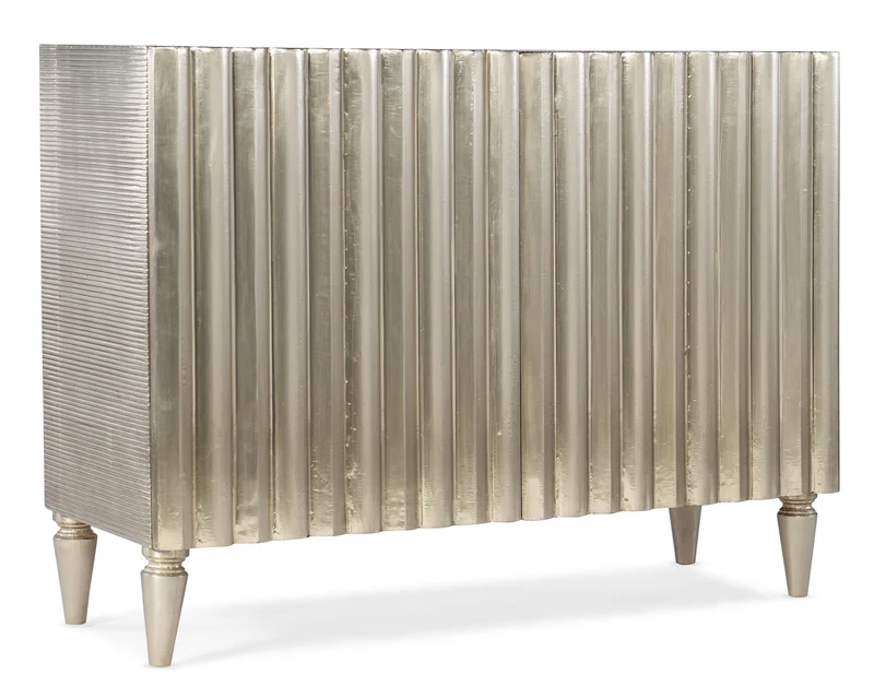 Hooker Furniture - Melange Mackenna Two Door Chest - 628-85126-92 Silver / 18" X 48" X 36"