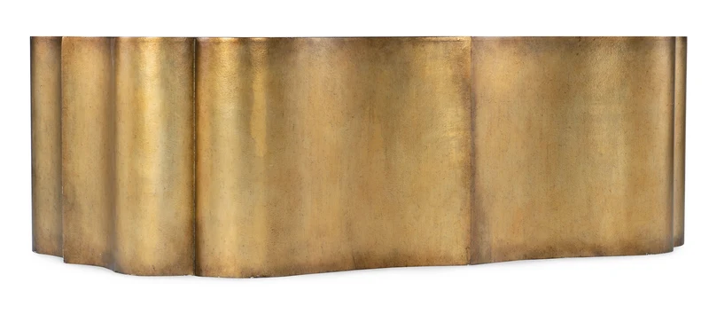 Hooker Furniture - Melange Tevis Bluff Cocktail Table - 5751-80110-15 Gold / 33.75" X 53.5" X 18.5"
