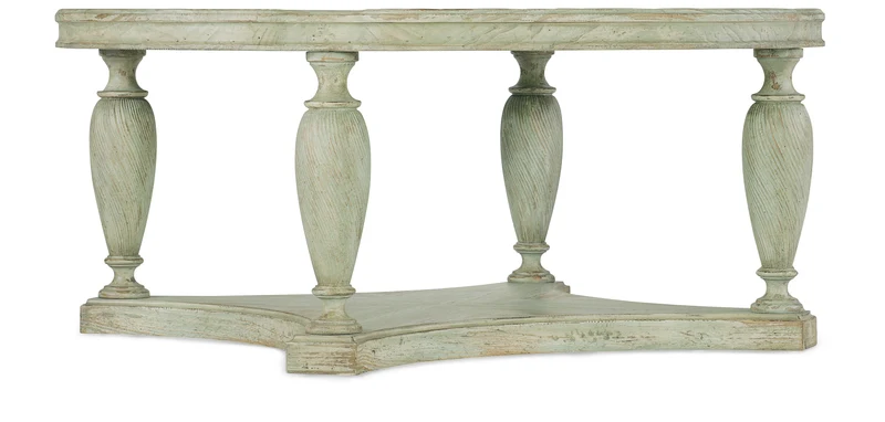 Hooker Furniture - Traditions Round Cocktail Table - 5961-80111-35 Green / 44.25" X 44.25" X 19.5"