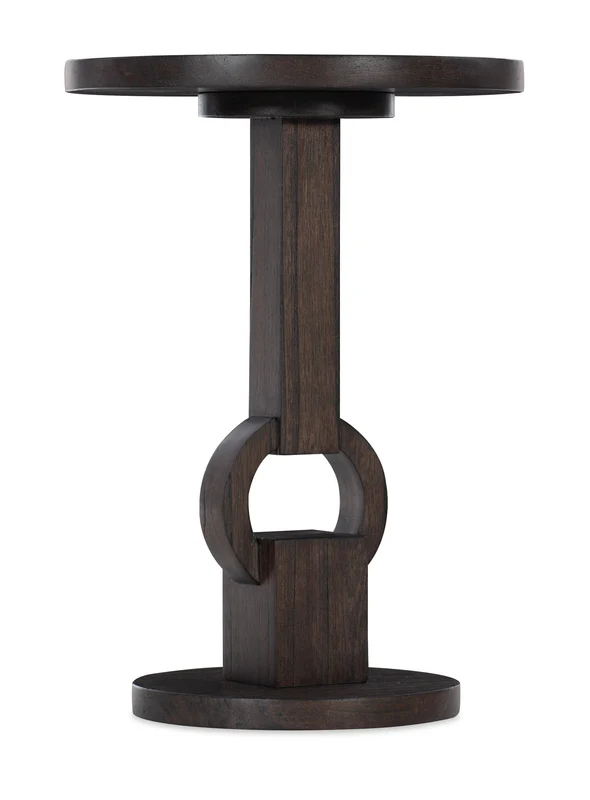 Hooker Furniture - Commerce & Market Round Side Table - 7228-50003-99 Dark Brown / 13" X 13" X 20.5"