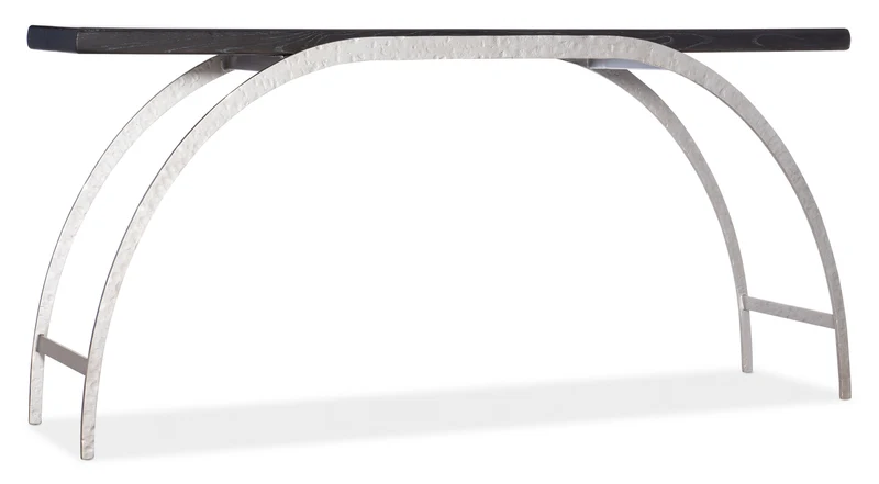 Hooker Furniture - Commerce & Market Metal and Wood Console - 7228-85011-99 Black / 16.5" X 68" X 32.25"