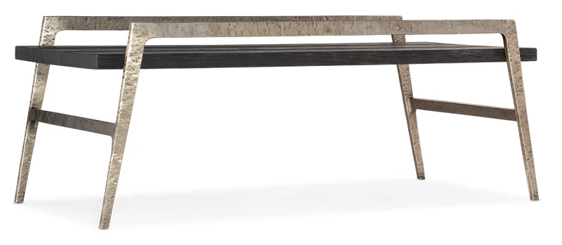 Hooker Furniture - Chapman Shou Sugi Ban Rectangle Cocktail Table - 6033-80210-99 Black / 28.25" X 54.25" X 20.5"