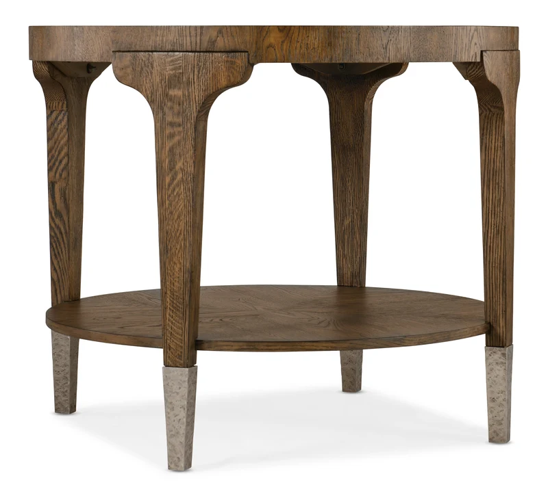 Hooker Furniture - Chapman Round Side Table - 6033-80116-85 Medium Wood / 36" X 36" X 30.25"