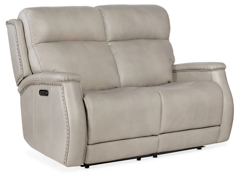 Hooker Furniture - Rhea Zero Gravity Power Recline Loveseat with Power Headrest - SS703-PHZ2-091 Light Grey / 41" X 56" X 43"