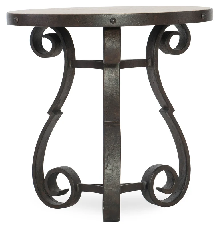 Hooker Furniture - Melange Georgie Side Table - 628-50035-00 Silver / 14" X 22" X 22.5"