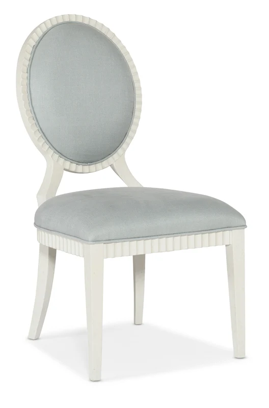 Hooker Furniture - Serenity Martinique Side Chair - 6350-75810-02 Blue/Cream / 21.25" X 27" X 41"