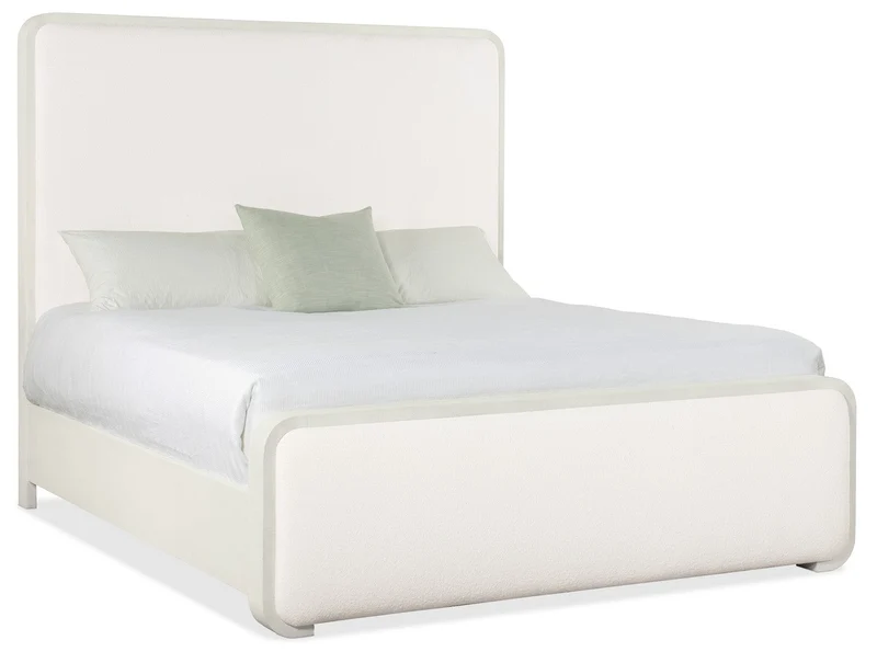 Hooker Furniture - Serenity Ashore Queen Upholstered Panel Bed - 6350-90350-03 Beige / Queen