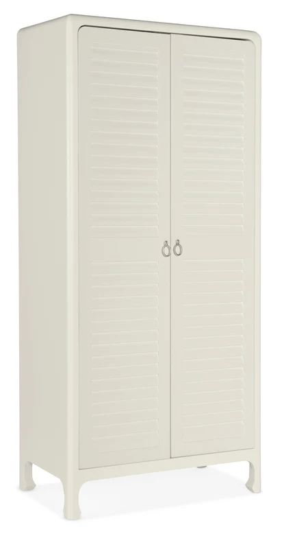 Hooker Furniture - Serenity Cape May Wardrobe - 6350-90013-02 White / 21.75" X 38.25" X 80"