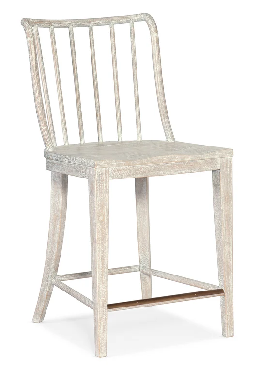 Hooker Furniture - Serenity Bermuda Counter Chair - 6350-75350-80 White / 24.25" X 19.75" X 39.75"