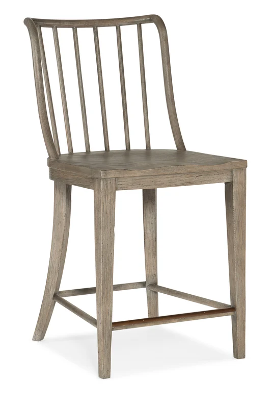 Hooker Furniture - Serenity Bermuda Counter Chair - 6350-75350-95 Grey / 23" X 19.75" X 40.75"