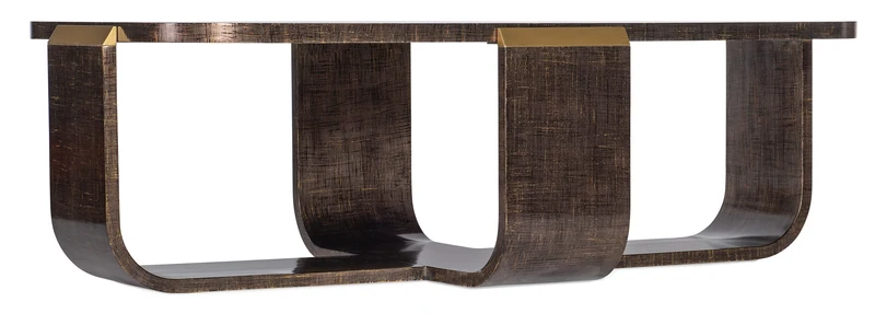 Hooker Furniture - Melange Edmun Rectangle Cocktail Table - 628-80010-89 Dark Brown / 32.25" X 58.25" X 18.5"