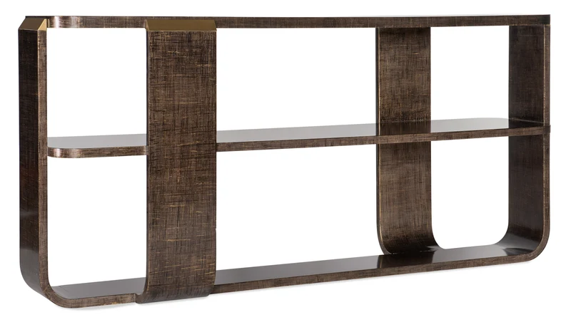 Hooker Furniture - Melange Edmun Sofa Table - 628-85140-89 Dark Wood / 17.25" X 68" X 32.25"