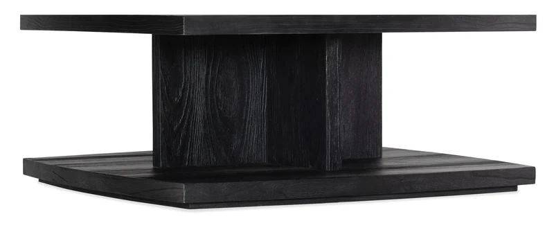 Hooker Furniture - Linville Falls Shou Sugi Ban Square Cocktail Table - 6150-80210-99 Black / 42" X 42" X 18.25"