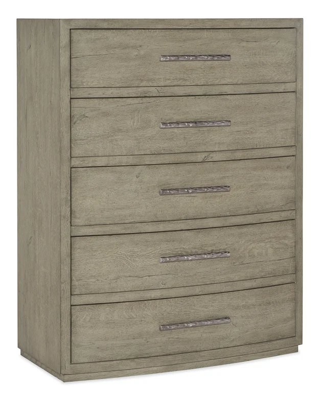 Hooker Furniture - Linville Falls Pisgah Five Drawer Chest - 6150-90010-85 Medium Wood / 20" X 42" X 54.5"