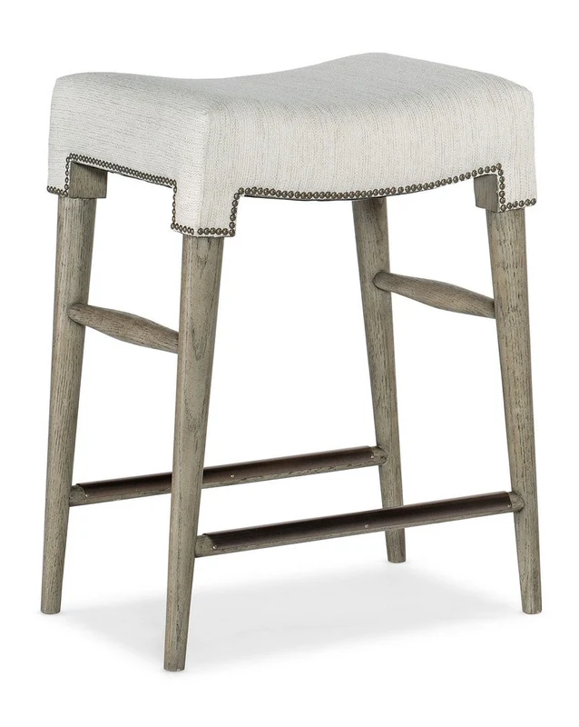 Hooker Furniture - Linville Falls Green Valley Counter Stool - 6150-75451-85 Beige / 15" X 20.25" X 25"