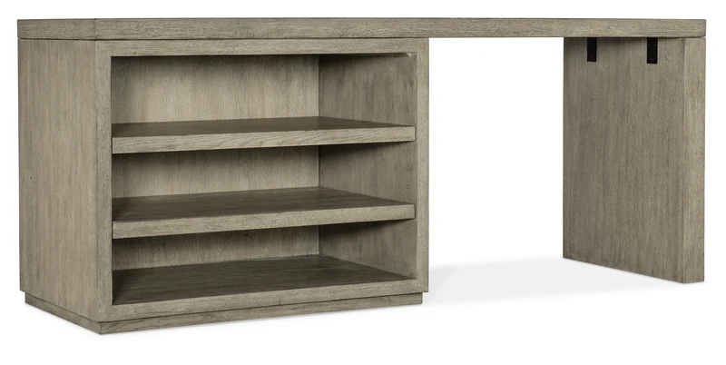 Hooker Furniture - Linville Falls 72" Desk with Open Desk Cabinet - 6150-10907-85 Medium Wood / 24" X 72" X 30"