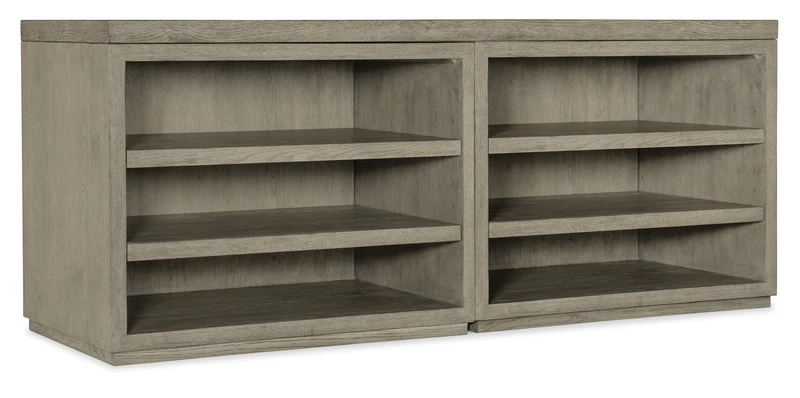 Hooker Furniture - Linville Falls 72" Credenza with Two Open Desk Cabinets - 6150-10911-85 Medium Wood / 24" X 72" X 30"