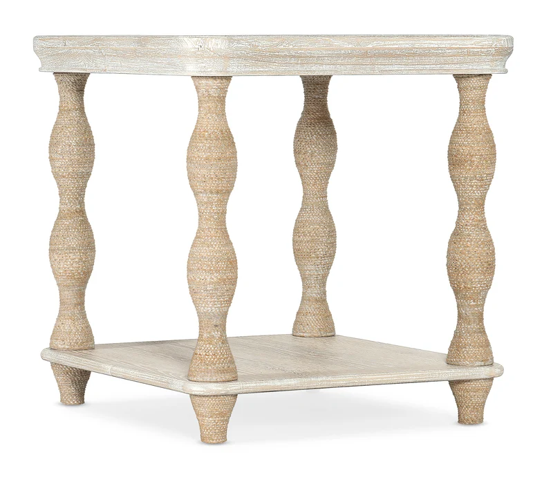 Hooker Furniture - Serenity Bahari Lamp Table - 6350-80116-80 White / 26" X 24" X 24.75"