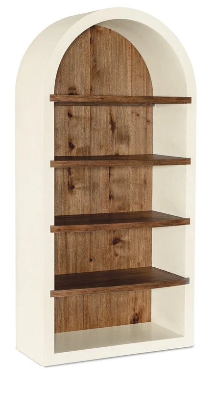 Hooker Furniture - Big Sky Tahoe Etagere - 6700-50005-02 White/Cream/Beige / 17.5" X 38" X 83.5"
