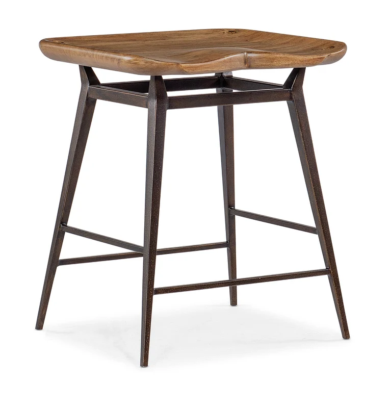Hooker Furniture - Big Sky Stool - 6700-50008-80 Medium Brown / 18" X 21" X 24.5"