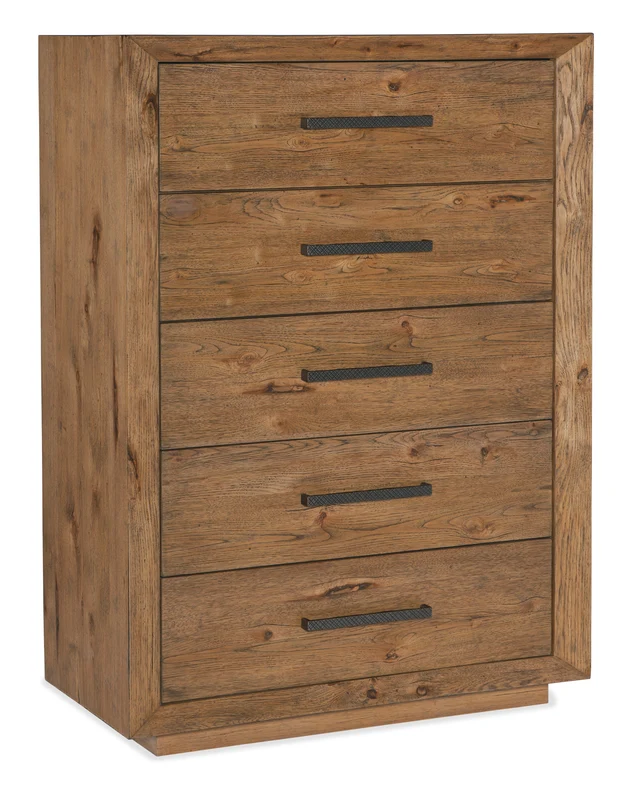 Hooker Furniture - Big Sky Five Drawer Chest - 6700-90010-80 Medium Wood / 19" X 40.75" X 55.25"